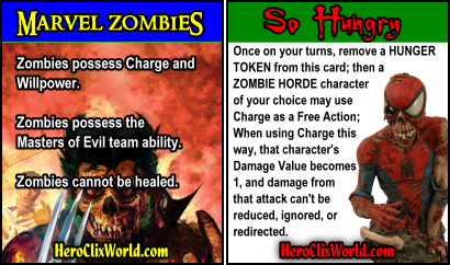 Marvel Zombies Cards HeroClix