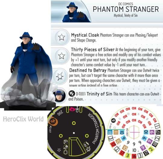 HeroClix Convention Exclusive Phantom Stranger Dial