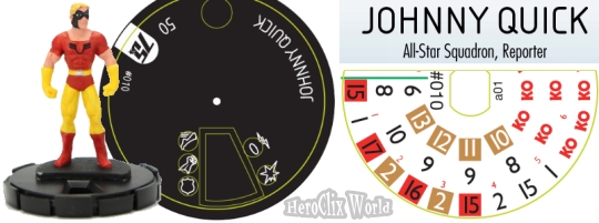 HeroClix Johnny Quick Dial DC 75th