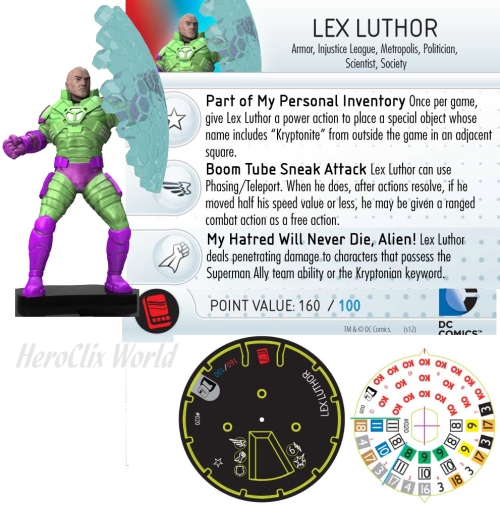 HeroClix Lex Luthor DC 10th Anniversary