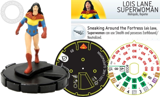 HeroClix Lois Lane Superman dial