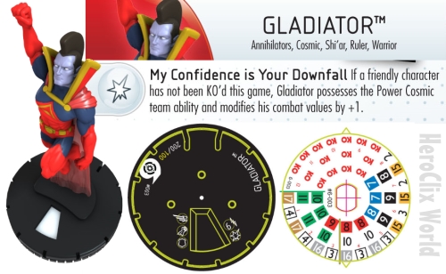 HeroClix Gladiator Fast Forces Dial
