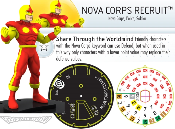 HeroClix Nova Corps Recruit
