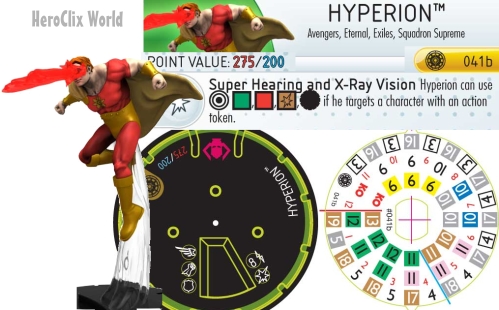 HeroClix Hyperion Dial