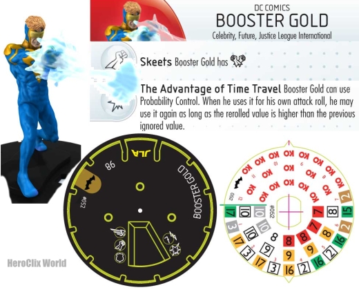 HeroClix Booster Gold Dial