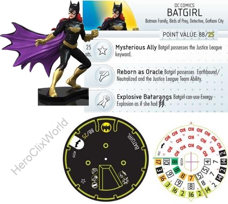 HeroClix Batman Gravity Feed Set Batgirl