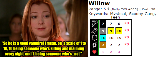 ClixCraves: Buffy the Vampire Slayer, Willow HeroClix Dial
