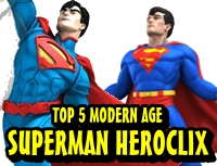 Top 5 Modern Age HeroClix Superman Figures